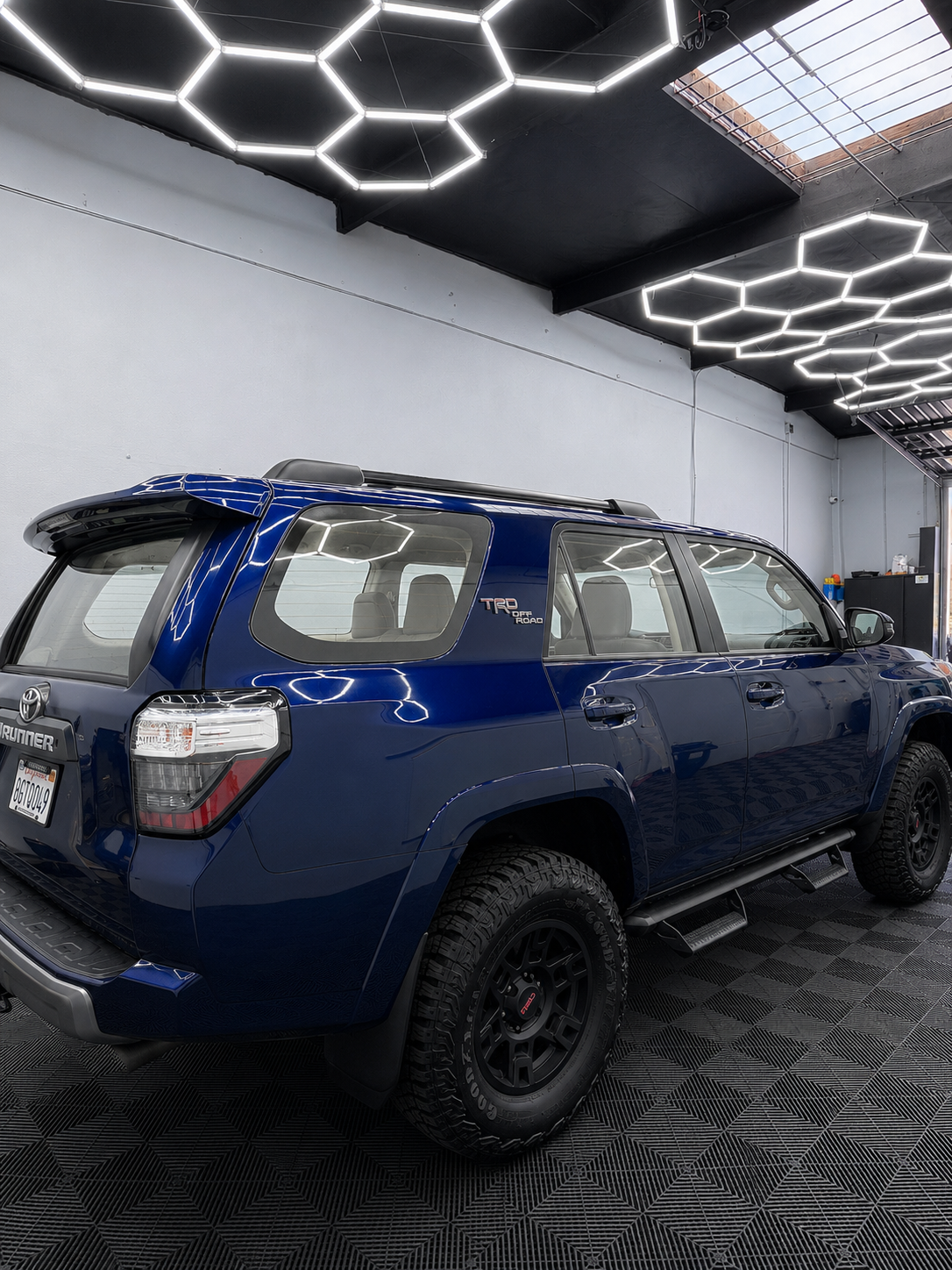 Toyota 4Runner window tinting before